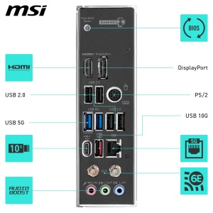 Placa de baza MSI Z890 Gaming Plus WIFI6E, ATX, suport Intel Core Ultra, DDR5, PCIe 5.0 - Img 6