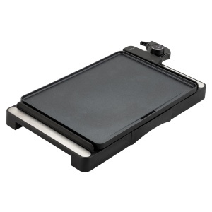 Placa de gatit JATA JEGR1246, 2000 W, suprafata 35,6 x 25,4 cm, antiaderenta