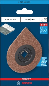 Placa de indepartare a fugilor Bosch EXPERT AVZ 70 RT4 3 max, 70 mm, 3 aplicatii - Img 2