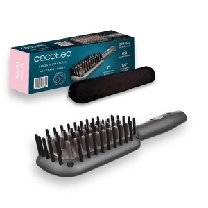 Placa de indreptat par Cecotec Bamba InstantCare 400 Travel Brush 190degC Ceramica Compacta