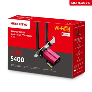 Placa de retea Mercusys MA86XE Wi-Fi 6E, Tri-Band, 2402 Mbits, Bluetooth 5.3 - Img 6