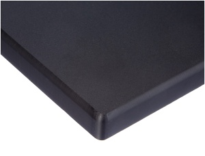 Placa de taiat Metaltex 73381538, Polyethylen, 29 x 20 x 1,5 cm, Negru - Img 3