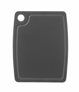 Placa de taiere HENDI, 440x325x10mm, din fibra de lemn, negru, anti-alunecare