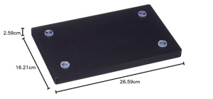 Placa de taiere Lacor 60571 pentru legume si fructe, Polyethylen, Verde, 265x162 mm - Img 4