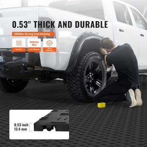 Placi pentru garaj VEVOR JQ-3050BK, 50 buc, 305x305x13.4 mm, rutschfest, negru - Img 3