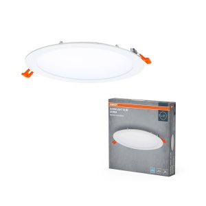 Plafoniera LED Osram Slim 225mm, 22W, 6500K, 2000 Lumen, Alb - Img 4