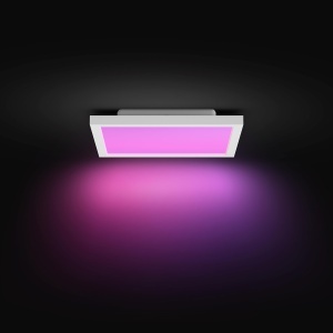 Plafoniera LED Philips Hue Surimu 30x30cm Lumina Alba si Colorata Control prin Aplicatie - Img 2