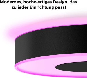 Plafoniera LED Philips Hue White Color Ambiance Infuse L 3700lm control inteligent negru - Img 3