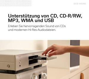 Player CD HiFi Denon DCD-900NE, USB, 192 kHz24 Bit, Argintiu - Img 3