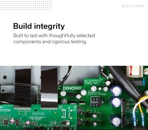 Player CDSACD Denon DCD-1700NE, DA Converter 192kHz32 Bit, Negru - Img 2