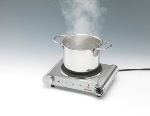 Plita electrica Ariete 993, 1500W, reglare temperatura, inox - Img 2