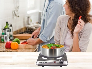 Plita electrica Beper 90.820, 1500W, 5 trepte temperatura, 18.5 cm - Img 5