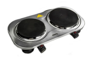 Plita Electrica Camry CR 6511, 2500W, 2 Zone, Inox