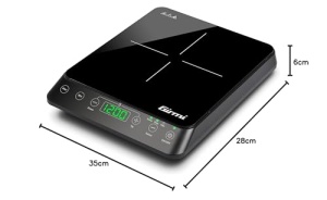 Plita inductie Girmi PI04 2000W 10 trepte de putere Negru - Img 5