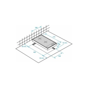 Plita pe gaz Beko HDCG 32220 FX, 2 arzatoare, 3900 W, inox - Img 3