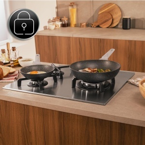 Plita pe gaz Cecotec Bolero Squad G 3400S, 3 brenneri, 6,2 kW, inox - Img 7