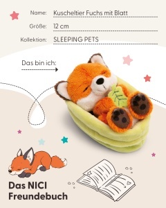 Plus Fuchs NICI 12cm, Culoare Orange, Ideal pentru Imbratisat si Joaca - Img 5