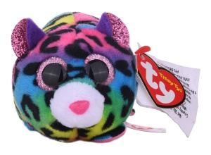 Plusat Glubschis TY 42163 - Leopard Jelly, 10 cm, cu ochi stralucitori - Img 2