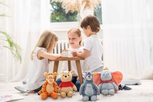 Plush Balu Steiff 31 cm, Bursuc din Dschungelbuch, Jucarie moale si spalabila - Img 10