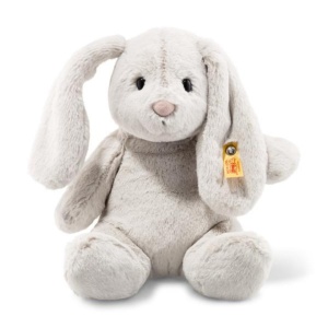 Plush Hase Steiff Hoppie 28 cm gri deschis, jucarie de plus, pentru copii