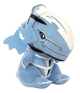 Plush Yu Gi Oh Dragon Alb cu Ochi Albastri Club Mocchi Mocchi 38,1 cm - Img 3