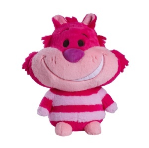 Plushie Grinsekatze Disney Huggables 35 cm jucarie de plus moale, personaj Alice in Tara Minunilor