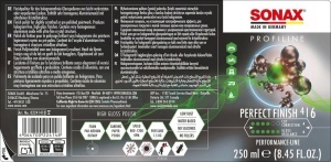 Polish pentru vopsea SONAX PROFILINE PerfectFinish 250 ml - Eliminare zgarieturi, luciu perfect - Img 2