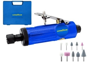 Polizor pneumatic Goodyear GY16APK, 22000 RPM, set complet cu accesorii
