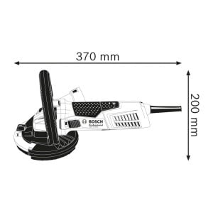 Polizor profesional pentru beton Bosch GBR 15 CAG incl roata diamantata 125mm 3x inel de perie de schimb decalaj cheie cu doua gauri L-BOXX - Img 3