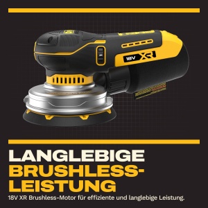 Polizor unghiular DEWALT DCW211KN-XJ, 18V, 125mm, cu geanta si discuri de slefuire - Img 6