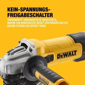 Polizor unghiular DEWALT DWE4257KT, 1500W, 125mm, cu set suprafete beton - Img 4