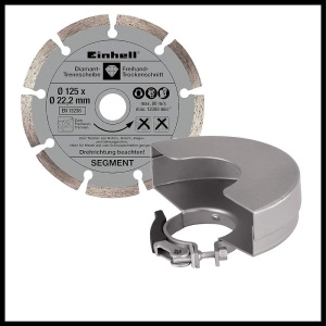 Polizor unghiular Einhell TE-AG 125750 Kit 750W Vibratii reduse Diamant Trennscheibe - Img 3