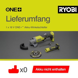 Polizor unghiular RYOBI R18AG-0, 18V, 7500 RPM, 115 mm - Img 8