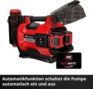 Pompa automata de gradina Einhell AQUINNA 3638 F LED 36V ECOBoost - Img 6
