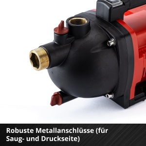 Pompa de gradina fara fir Einhell AQUINNA 36/30 Power X-Change (2 x 18V, intrerupator ECO in 2 trepte, umplere cu apa si dop de scurgere, protectie termica, maner de transport, fara baterii si incarcator) - Img 8