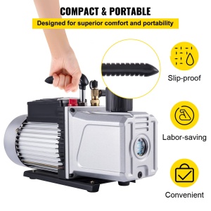 Pompa de vid VEVOR RS-6, 12 CFM, 1 CP, aluminiu, 1 treapta - Img 6