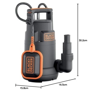 Pompa submersibila BLACKDECKER BXUP250PCE 250W pentru apa curata debit maxim 6000 lh - Img 6