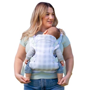 Port-bebe Infantino Flip Advanced 4-in-1, Ergonomic, Ajustabil, Gingham