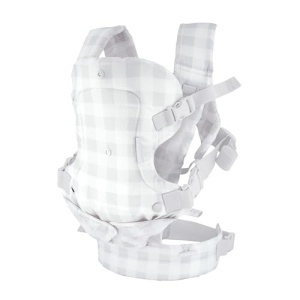 Port-bebe Infantino Flip Advanced 4-in-1, Ergonomic, Ajustabil, Gingham - Img 11
