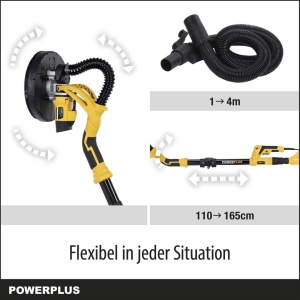 Powerplus POWX0477 Slefuitor Electric pentru Pereti si Tavane 710W Telesopic - Img 2