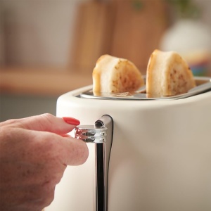Prajitor de paine Russell Hobbs 28650-56, 900W, 6 trepte de rumenire, Creme - Img 3