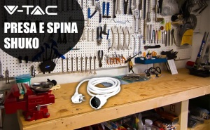 Prelungitor electric V-TAC Shuko Plug 5 metri - Cablu electric prelungitor pentru casa, birou, afaceri, munca - Super robust - Sarcina maxima 3680W - Img 3