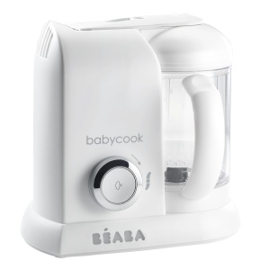 Preparare hrana bebelusi Beaba Babycook Solo 4-in-1 AlbArgintiu Capacitate XL 1100 ml