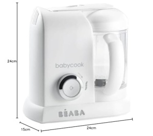 Preparare hrana bebelusi Beaba Babycook Solo 4-in-1 AlbArgintiu Capacitate XL 1100 ml - Img 11