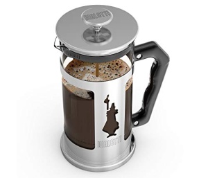 Presa de cafea Bialetti Preziosa, filtru de presa franceza pentru cafea sau ceai, corp din otel inoxidabil si recipient din sticla borosilicata, poate fi spalat in masina de spalat vase, 350 ml, pentru 3 cani - Img 4