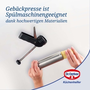 Presa de fursecuri Dr. Oetker din inox cu 12 forme pentru aluat moale - Img 6