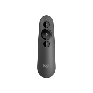 Prezentator Logitech R500s cu Laser, Bluetooth si USB, 20m, Gri - Img 1