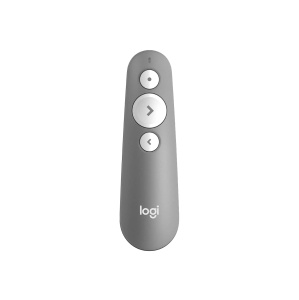 Prezentator Logitech R500s cu Laser, Bluetooth si USB, 20m, Gri - Img 1