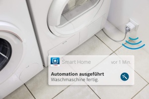Priza adaptor Bosch Smart Home compacta, priza inteligenta cu functie de aplicatie, amplificare semnal radio, compatibila cu Alexa, Google Home si HomeKit - Img 4