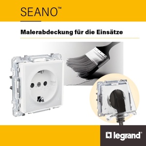 Priza electrica Legrand SEANO 2 in 1, USB Tip C, 16 A, Negru - Img 2